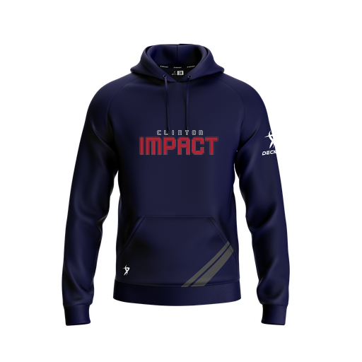 [FOLHSMNV-YXS-LOGO2] Decker Summit Hoodie (Youth XS, Navy, Logo 2)