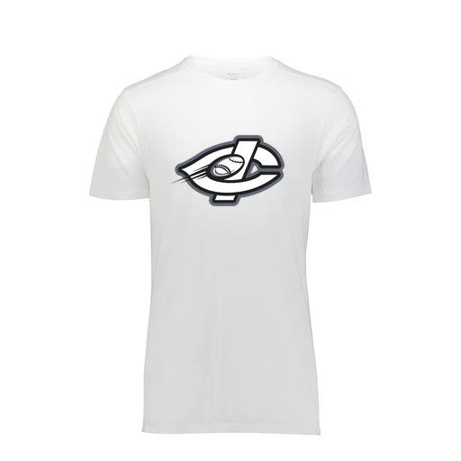 [FTSCUBWH-AS-LOGO1] Decker Men's Tri-Blend T-Shirt - Short Sleeve (Adult S, White, Logo 1)