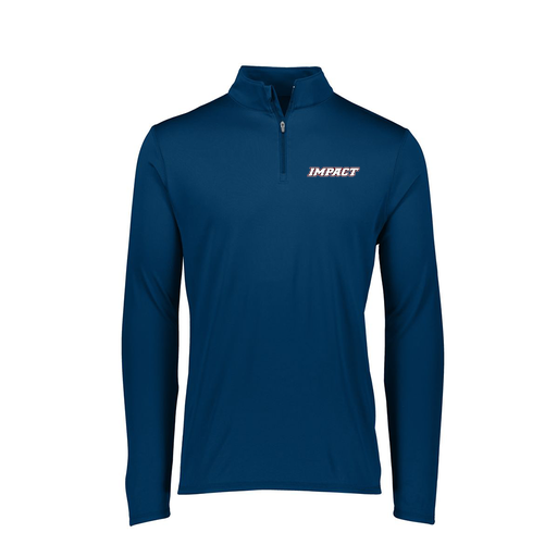 [FTLQFLNV-FAXS-LOGO3] Ladies Flex-Lite 1/4 Zip Shirt (Female Adult XS, Navy, Logo 3)