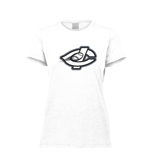 [FTSCUBWH-FAXS-LOGO1] Decker Women's Tri-Blend T-Shirt - Short Sleeve (Female Adult XS, White, Logo 1)