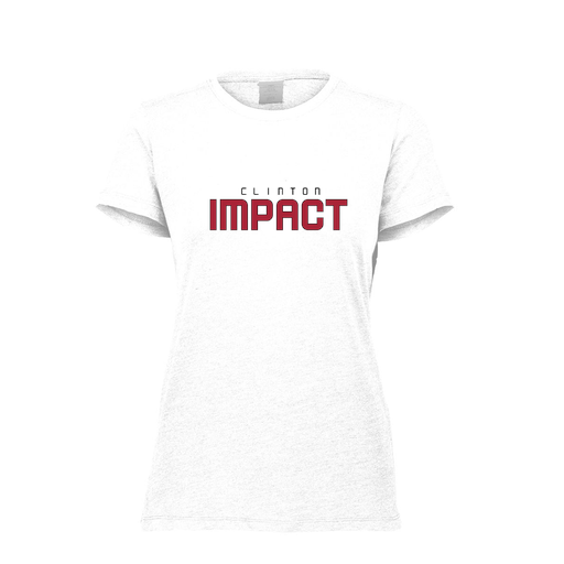 [FTSCUBWH-FAXS-LOGO2] Decker Women's Tri-Blend T-Shirt - Short Sleeve (Female Adult XS, White, Logo 2)