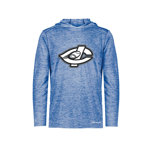 [FOLHCGRY-YS-LOGO1] Decker Youth Charge Hoodie (Youth S, Royal, Logo 1)