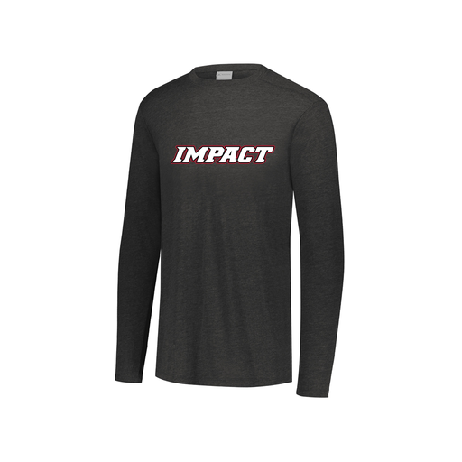 [FTLCUBBK-YS-LOGO3] Decker Youth Tri-Blend T-Shirt - Long Sleeve (Youth S, Black, Logo 3)