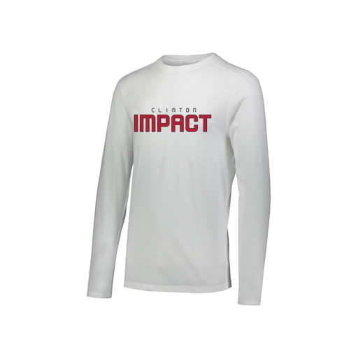 [FTLCUBWH-YS-LOGO2] Decker Youth Tri-Blend T-Shirt - Long Sleeve (Youth S, White, Logo 2)