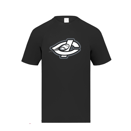 [2790.080.S-LOGO1] Men's Smooth Sport T-Shirt (Adult S, Black, Logo 1)