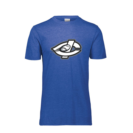 [FTSCUBNV-AS-LOGO1] Decker Men's Tri-Blend T-Shirt - Short Sleeve (Adult S, Navy, Logo 1)