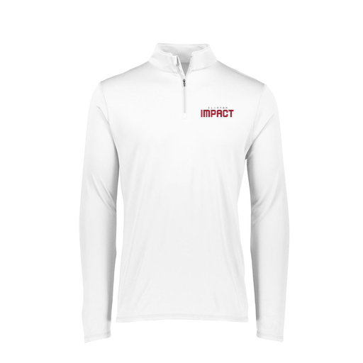 [2785.005.S-LOGO2] Men's Flex-lite 1/4 Zip Shirt (Adult S, White, Logo 2)