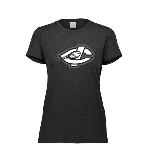 [FTSCUBBK-FAXS-LOGO1] Decker Women's Tri-Blend T-Shirt - Short Sleeve (Female Adult XS, Black, Logo 1)