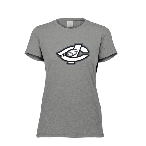 [FTSCUBGY-FAXS-LOGO1] Decker Women's Tri-Blend T-Shirt - Short Sleeve (Female Adult XS, Gray, Logo 1)