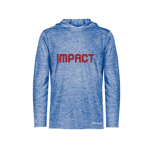 [FOLHCGRY-YS-LOGO2] Decker Youth Charge Hoodie (Youth S, Royal, Logo 2)