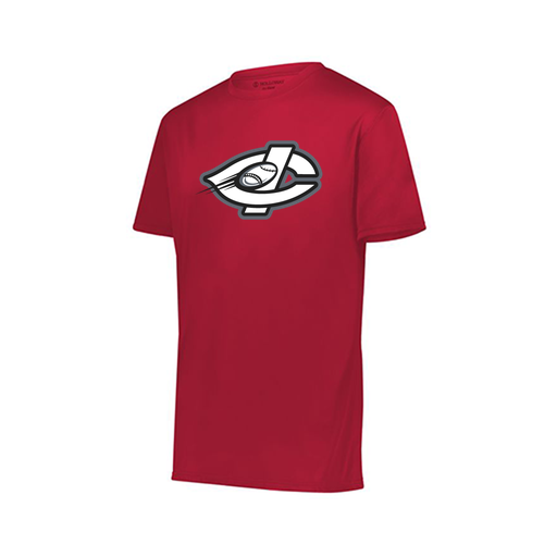 [222818.083.S-LOGO1] Men's Movement Dri Fit Shirt (Adult S, Red, Logo 1)